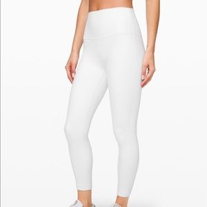 Lululemon Align White 25in size 6
